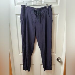 Wilfred 100% Silk Pants Size 8 Purple